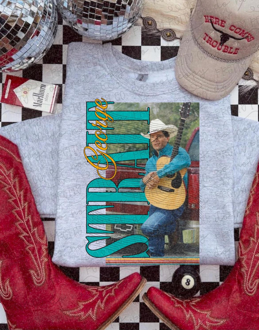 Vintage Country Cowboy Tee | Retro Western Music Inspired Graphic Shirt | Classic Honky Tonk Style T-Shirt - Pretty Petty Co