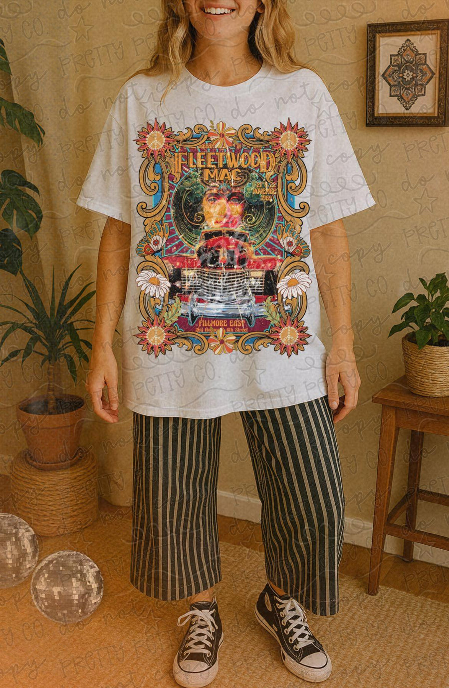 Vintage 70s Soft Rock Tee | Retro Boho Music Inspired Graphic Shirt | Classic Indie Rock Style T-Shirt - Pretty Petty Co