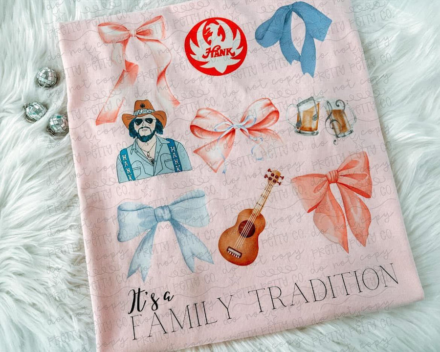 Vintage Outlaw Country Tee | Retro Honky Tonk Family Tradition Inspired Graphic Shirt | Southern Rebel Style T-Shirt - Pretty Petty Co