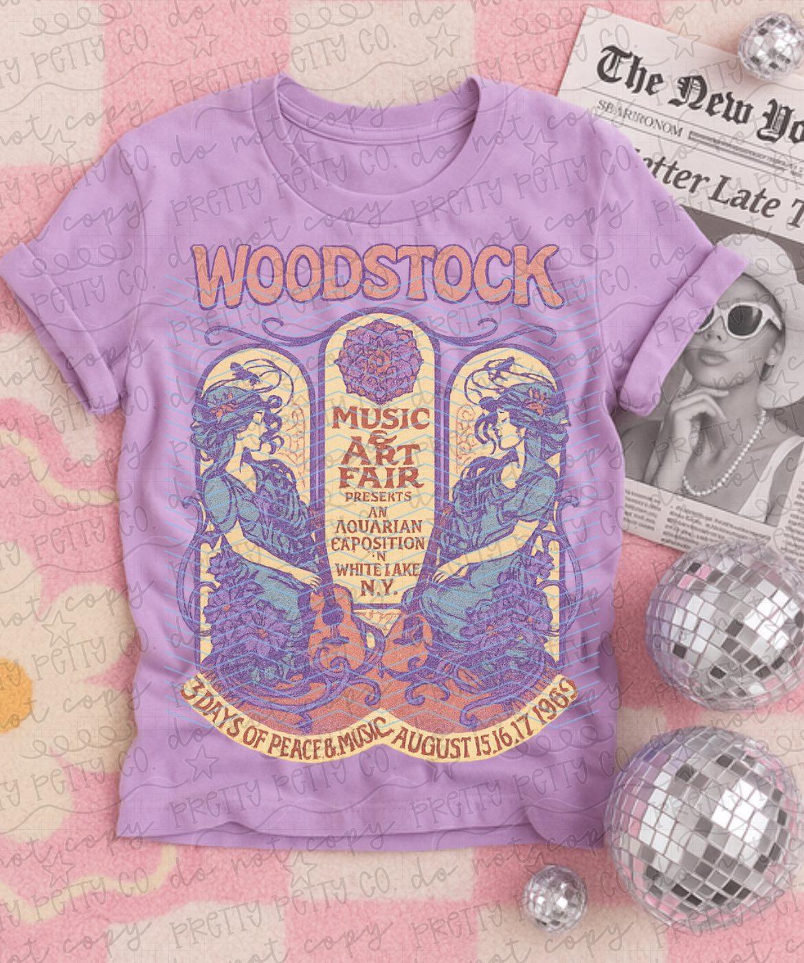 Vintage Music Festival Graphic Tee | 60s Hippie Peace & Love Shirt | Retro Festival Inspired Unisex T-Shirt