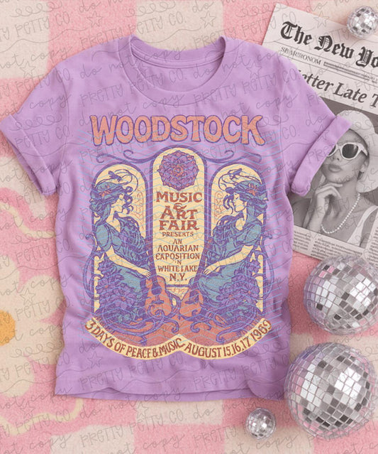Vintage Music Festival Graphic Tee | 60s Hippie Peace & Love Shirt | Retro Festival Inspired Unisex T-Shirt