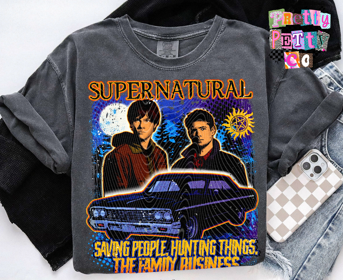 Winchester Brothers Graphic T-Shirt, Hunting Adventures Inspired Tee, Comfort Colors, Youth & Adult Sizing, DTF Printed - Pretty Petty Co
