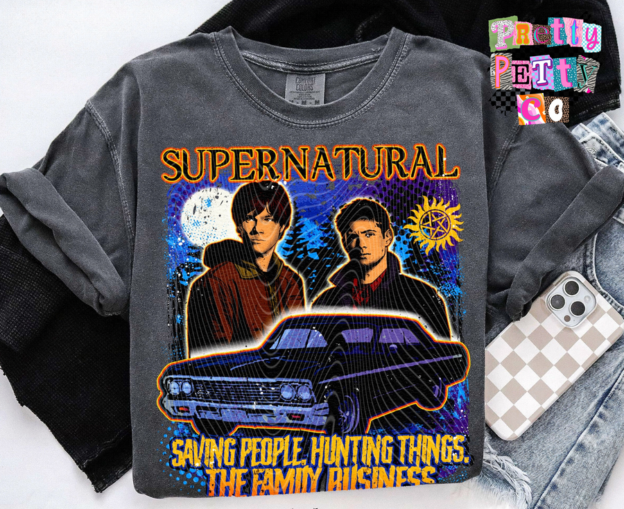 Winchester Brothers Graphic T-Shirt, Hunting Adventures Inspired Tee, Comfort Colors, Youth & Adult Sizing, DTF Printed - Pretty Petty Co
