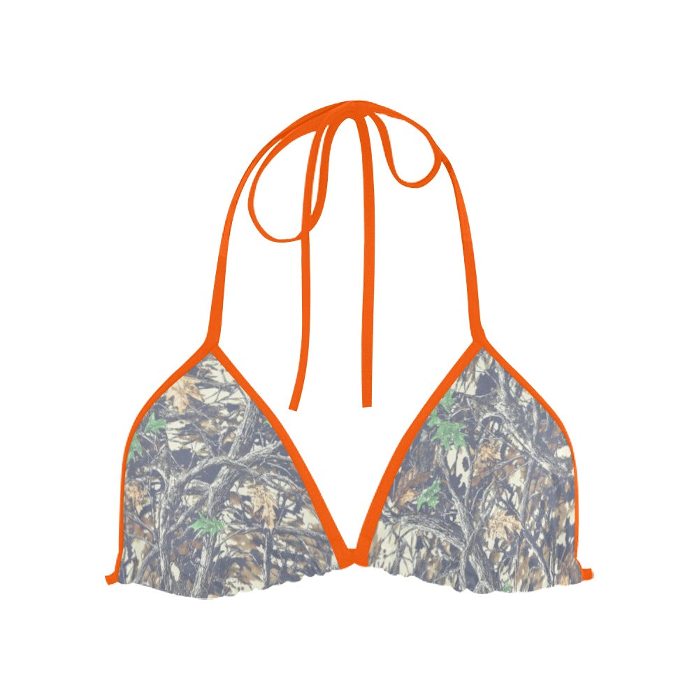 Faded Camo Triangle Bikini Top - Pretty Petty Co