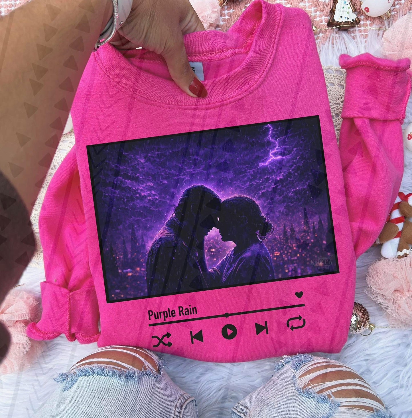 ST “Purple Rain” Graphic Tee – Popular TV Show Fan Shirt – Unisex DTF Print – Kids & Adult Sizes