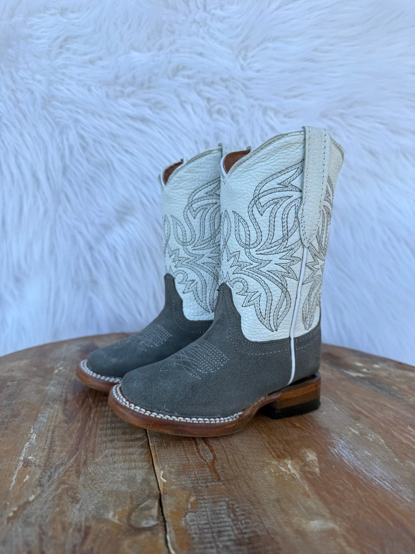 Grey Suede Tanner Mark Boots