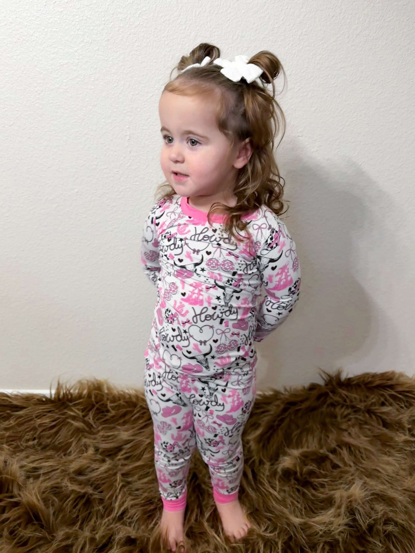 18/24 Months Pink Howdy Bamboo Set (FINAL SALE)