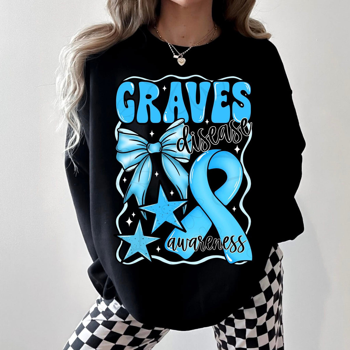 Graves’ Disease Awareness Graphic Tee – Support & Advocacy Shirt – Unisex DTF Print – Kids & Adult Sizes - Pretty Petty Co