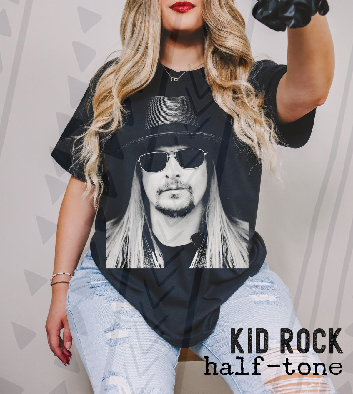Kid Rock Halftone Graphic Tee | Rock & Country Vibes | Youth & Adult Sizes - Pretty Petty Co