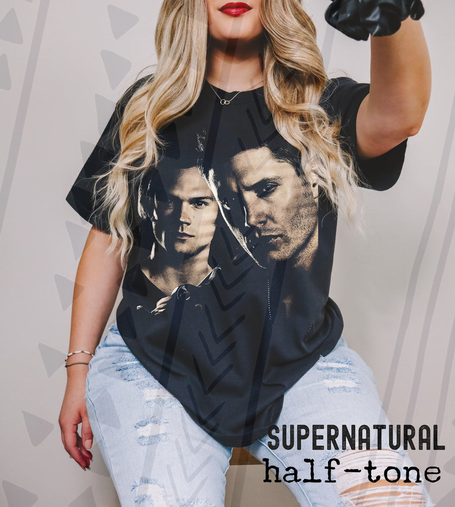 Winchester Brothers Halftone Graphic Tee | Hunter Vibes | Youth & Adult Sizes - Pretty Petty Co