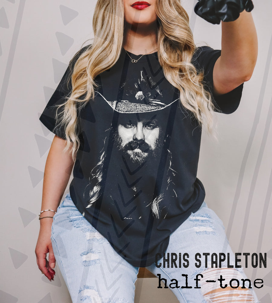 CS Halftone Graphic Tee | Country Legend Vibes | Youth & Adult Sizes - Pretty Petty Co