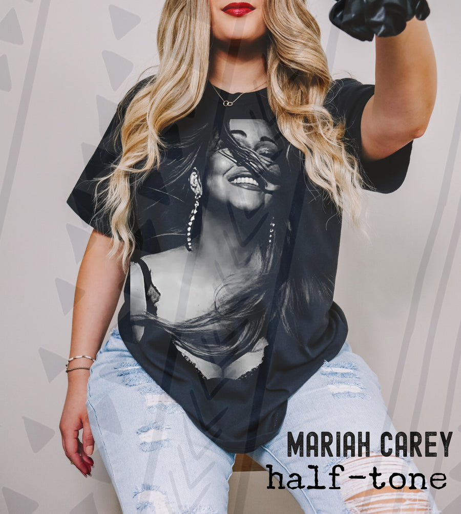 Halftone Glam Diva Graphic Tee | Iconic Pop Singer Vibes | Youth & Adult Sizes - Pretty Petty Co