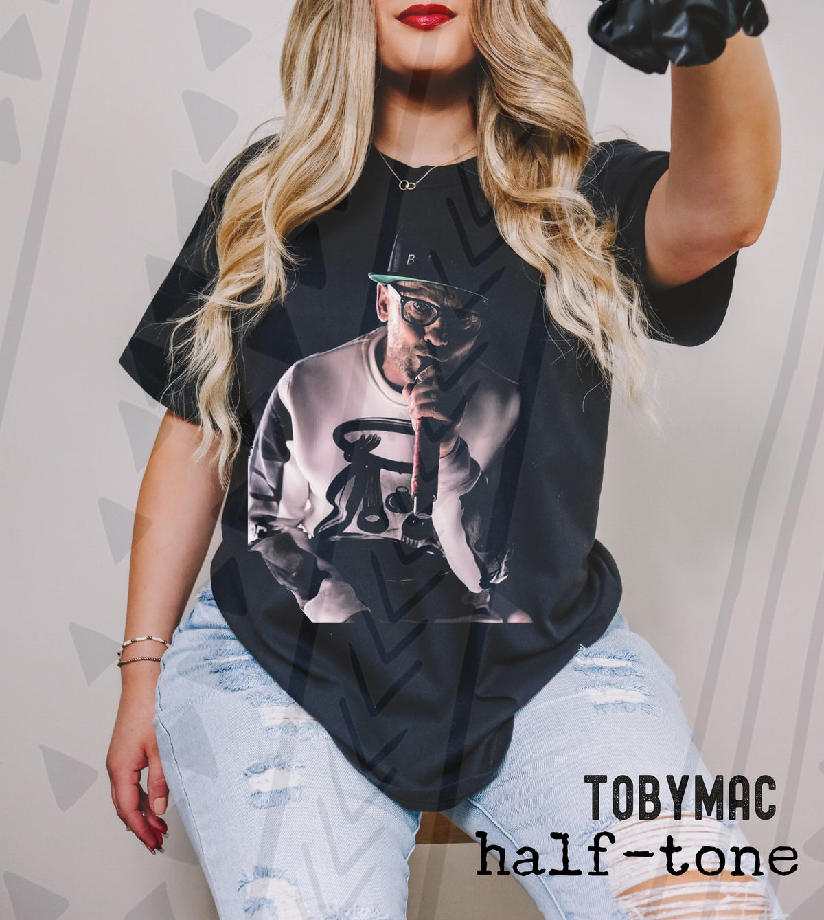 Halftone Energetic Music Graphic Tee | Hip-Hop & Soul Vibes | Youth & Adult Sizes - Pretty Petty Co