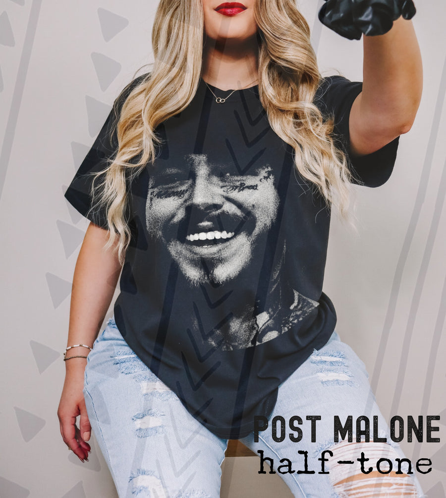 PM Halftone Graphic Tee | Hip-Hop & Pop Vibes | Youth & Adult Sizes - Pretty Petty Co