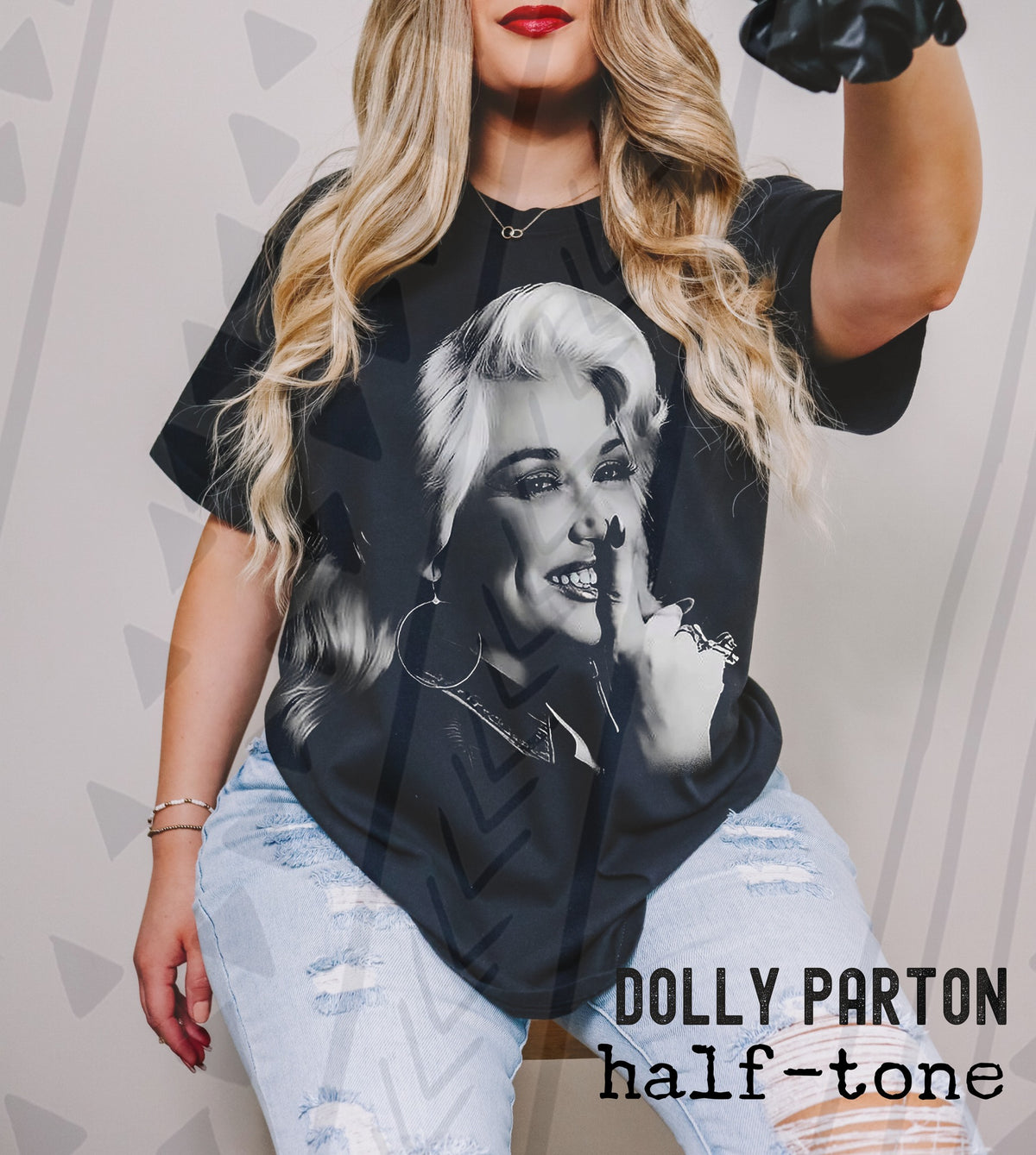 Dolly Halftone Graphic Tee | Country Queen Vibes | Youth & Adult Sizes - Pretty Petty Co