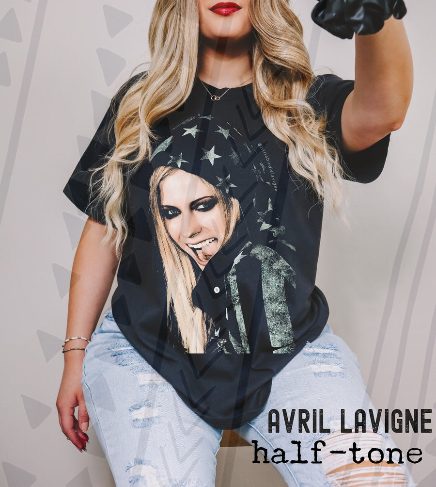 Halftone Punk Pop Graphic Tee | Edgy Skater Girl Vibes | Youth & Adult Sizes - Pretty Petty Co