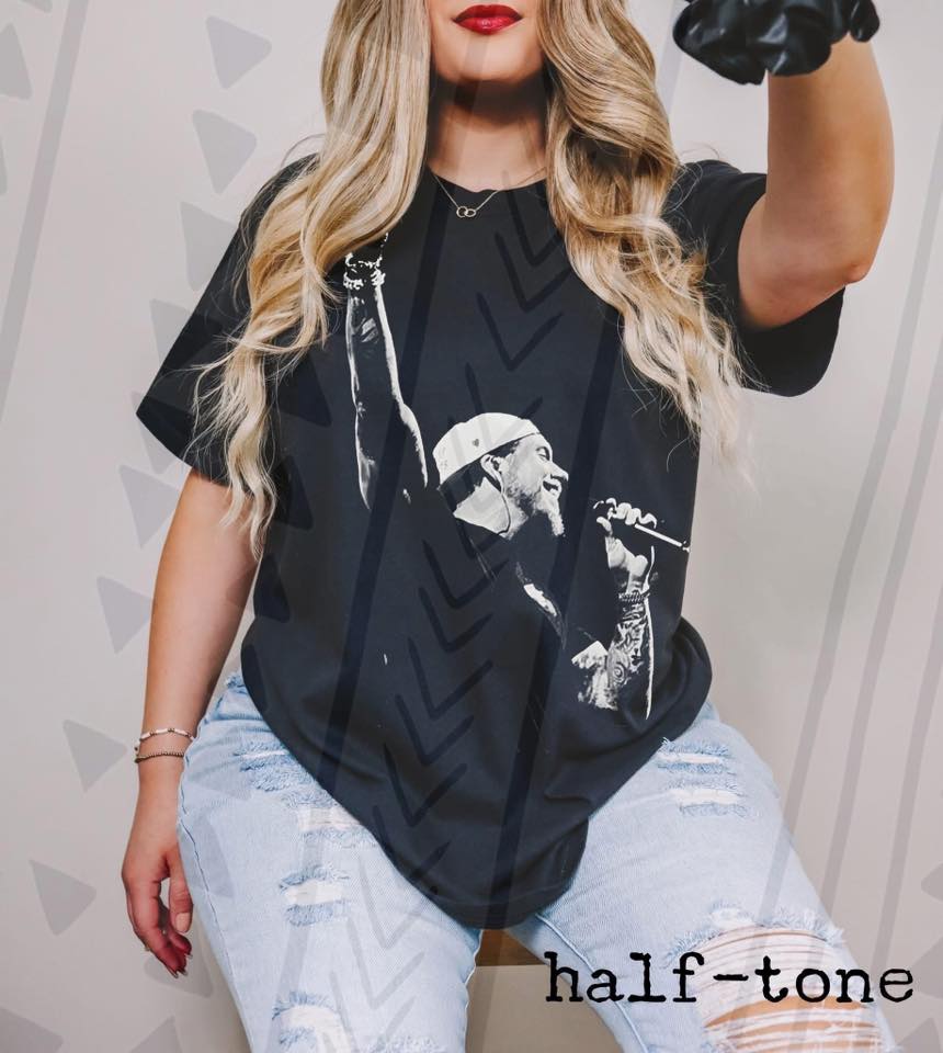 Contemporary Worship Music Graphic Tee, Modern Christian Halftone Shirt, Youth and Adult Sizing, DTF Printed - Pretty Petty Co