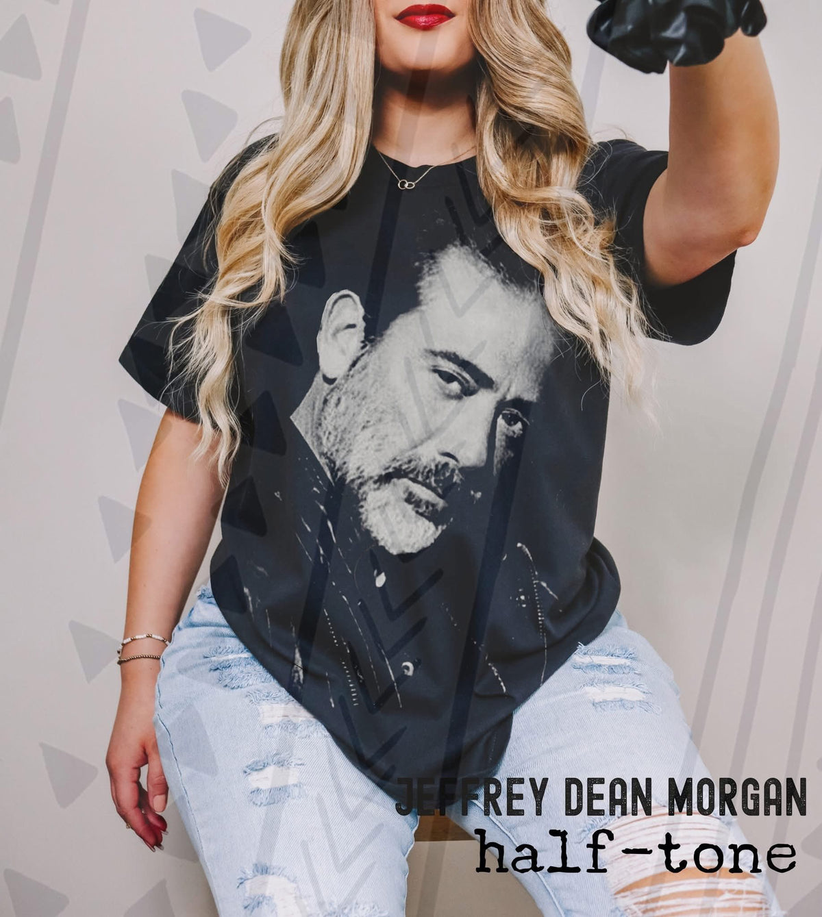 Classic TV & Movie Actor Graphic Tee, Retro Film Halftone Shirt, Youth and Adult Sizing, DTF Printed - Pretty Petty Co