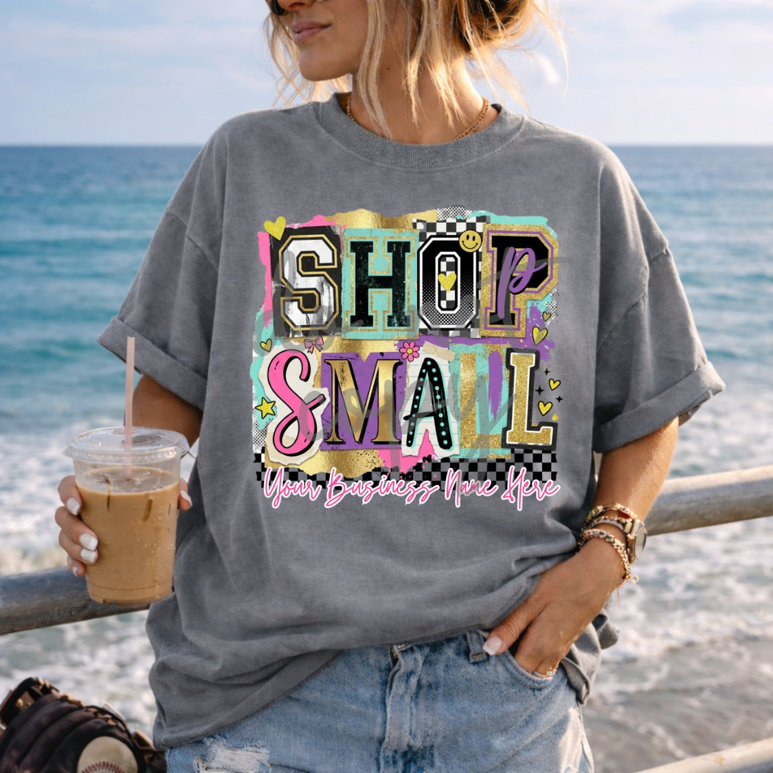 Shop Small Shirt | Custom Business Name Graphic Tee