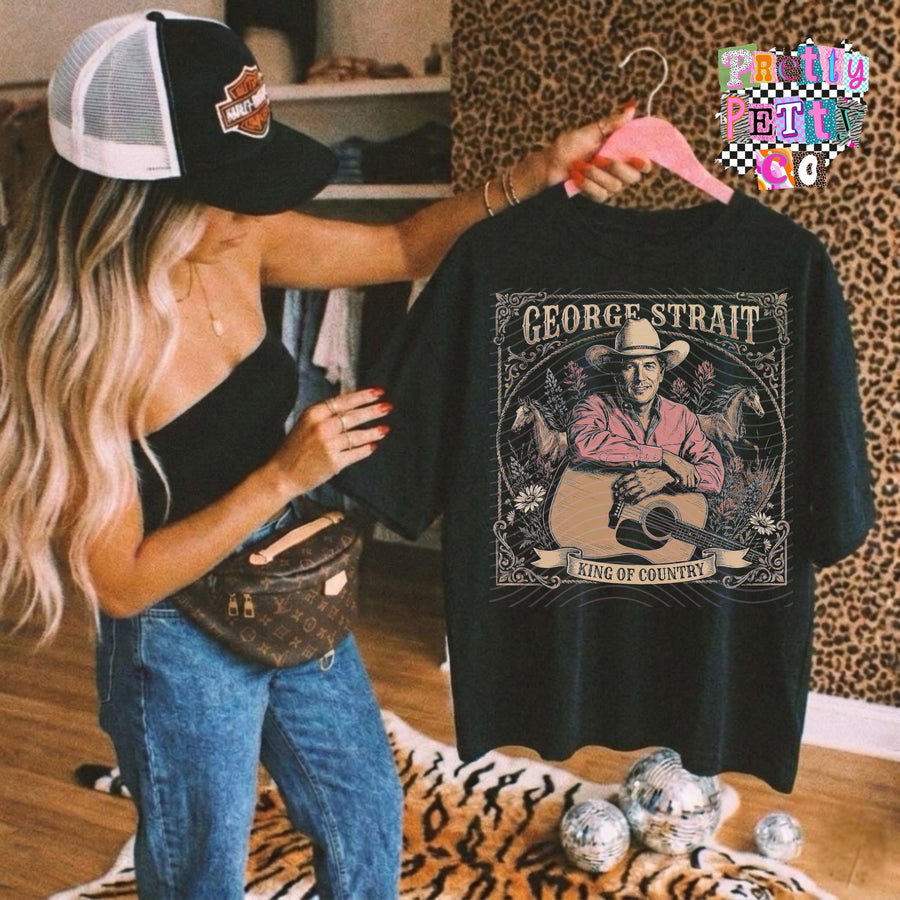 GS Country Fan Tee | Modern Country Music Graphic Shirt | Festival Ready Apparel - Pretty Petty Co