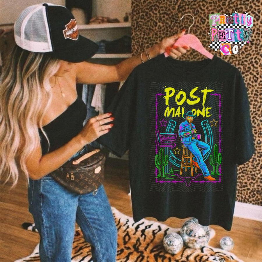 PM Country Fan Tee | Modern Country Music Graphic Shirt | Festival Ready Apparel - Pretty Petty Co