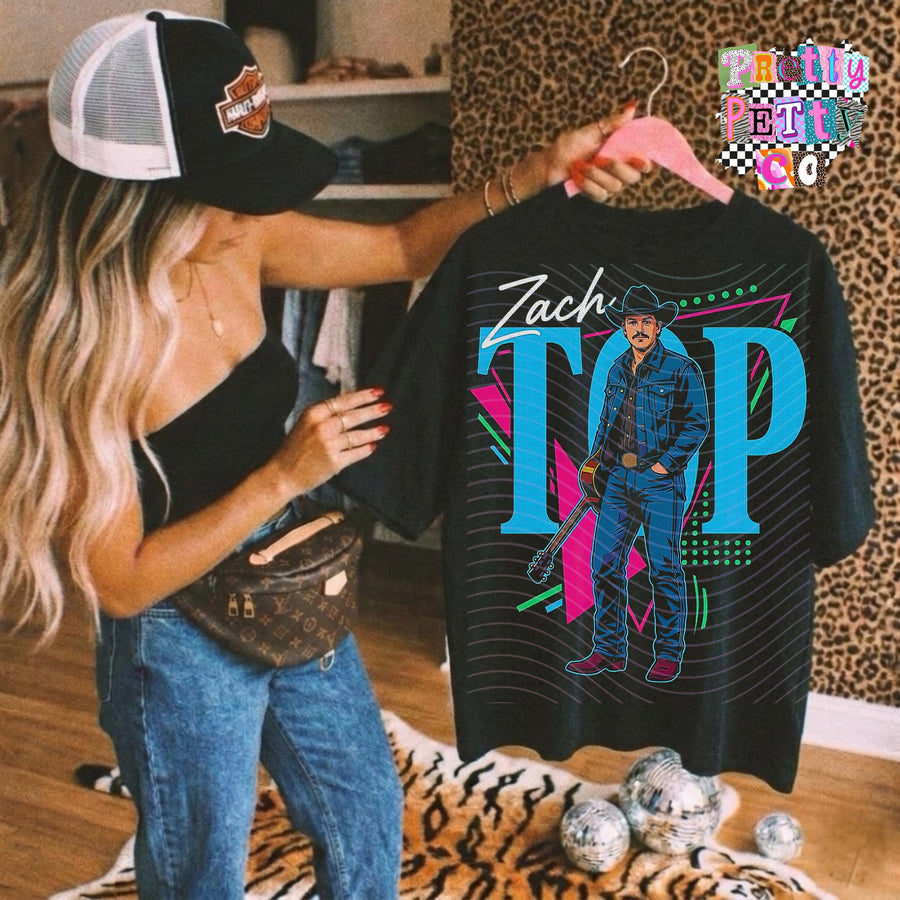 ZT Country Fan Tee | Modern Country Music Graphic Shirt | Festival Ready Apparel - Pretty Petty Co