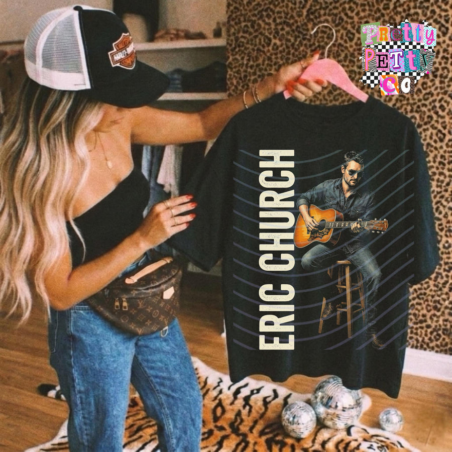 EC Country Fan Tee | Modern Country Music Graphic Shirt | Festival Ready Apparel - Pretty Petty Co