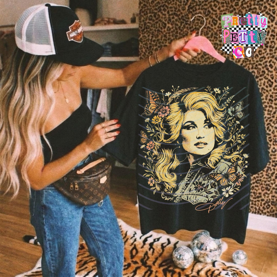 DP Country Fan Tee | Modern Country Music Graphic Shirt | Festival Ready Apparel - Pretty Petty Co