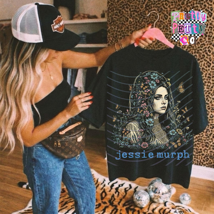 JM Country Fan Tee | Modern Country Music Graphic Shirt | Festival Ready Apparel - Pretty Petty Co