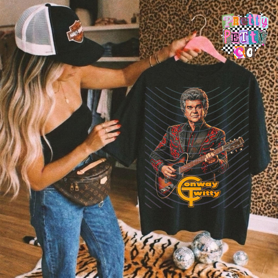 CT Country Fan Tee | Music Graphic Shirt | Festival Ready Apparel - Pretty Petty Co