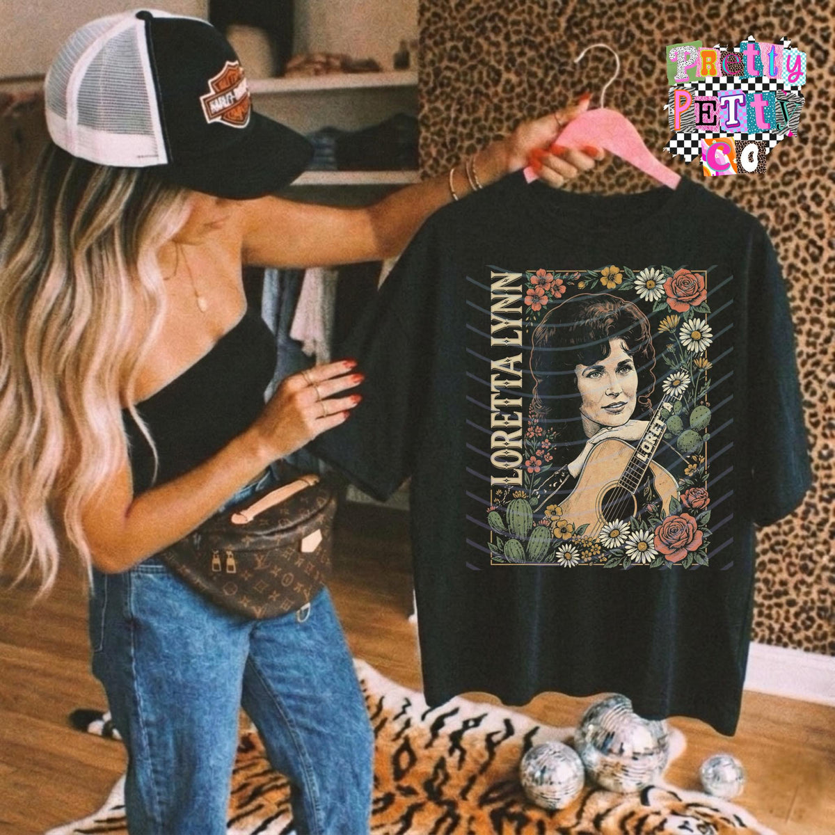 LL Country Fan Tee | Modern Country Music Graphic Shirt | Festival Ready Apparel - Pretty Petty Co