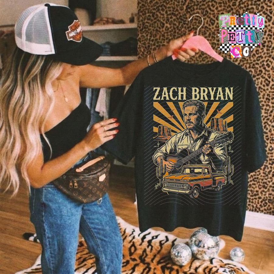 ZB Country Fan Tee | Modern Country Music Graphic Shirt | Festival Ready Apparel - Pretty Petty Co