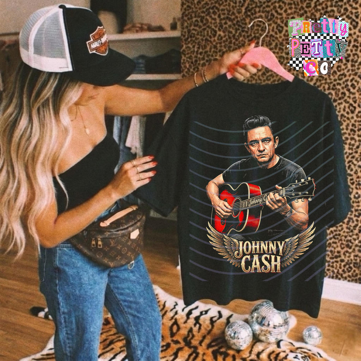 JC Country Fan Tee | Modern Country Music Graphic Shirt | Festival Ready Apparel - Pretty Petty Co