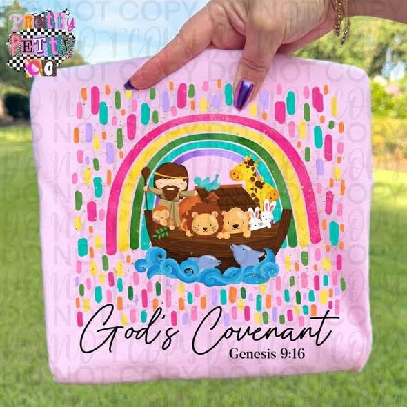 God’s Covenant Shirt – Inspirational Christian Graphic Tee, Faith-Based Religious T-Shirt, Spiritual Scripture Apparel for Women & Moms - Pretty Petty Co