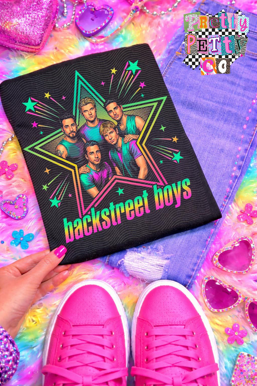 Backstreet Boys Shirt – 90s Boy Band Retro Graphic Tee, Vintage Pop Icon Apparel, Classic Backstreet Boys Fan T-Shirt - Pretty Petty Co