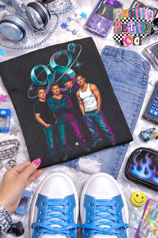 98° Shirt – 90s Boy Band Retro Graphic Tee, Vintage Pop Icon Apparel, Classic 98 Degrees Fan T-Shirt