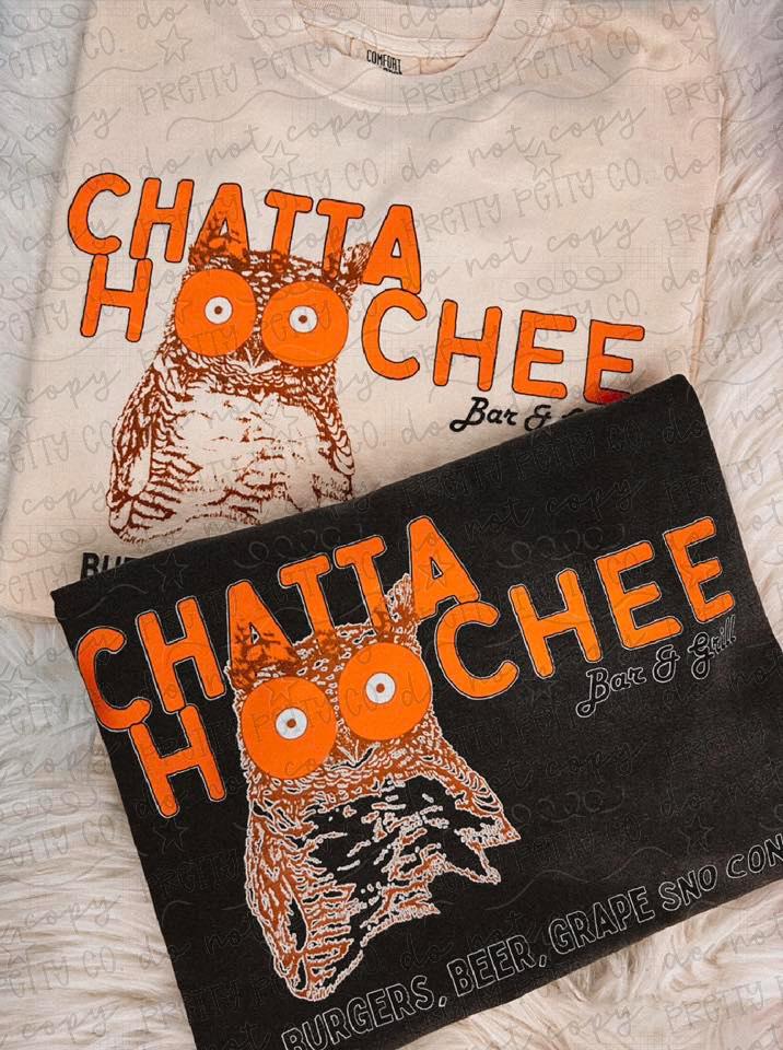 Chattahoochee Inspired Black Graphic Tee | Retro Country Bar Parody Shirt | 90s Southern Party Unisex T-Shirt - Pretty Petty Co