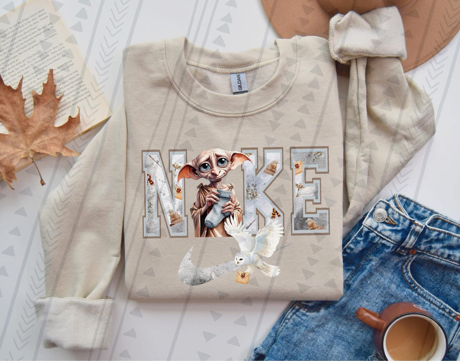 Loyal Tiny Elf Swoosh Tee, Gildan Fantasy Inspired Shirt, Cute Magical Creature Aesthetic Apparel - Pretty Petty Co