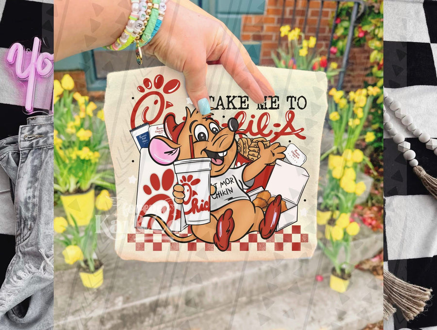 Take Me to Chick-fil-A Comfort Colors Shirt, Funny Fast Food Meme Tee, Viral Food Mood Graphic T Shirt - Pretty Petty Co