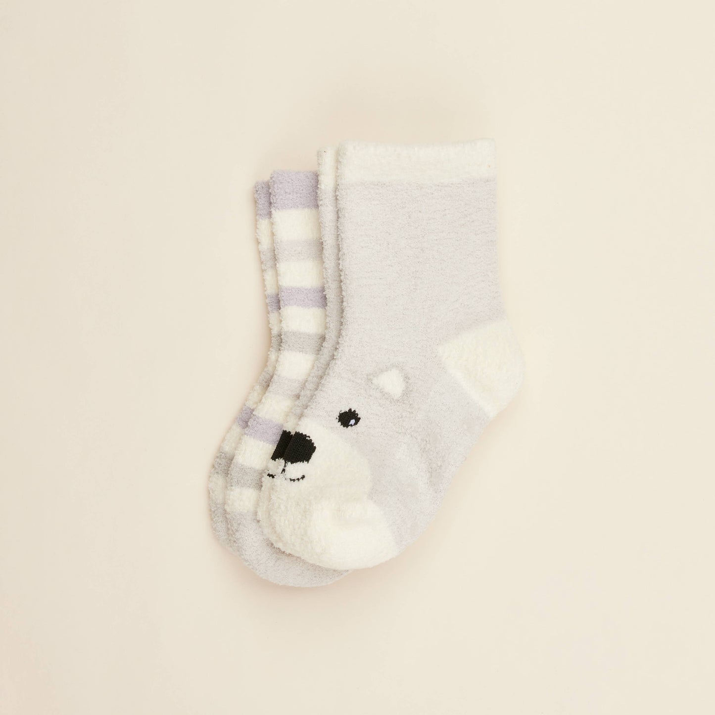 Warmies® Marshmallow Bear Crew Sock Set