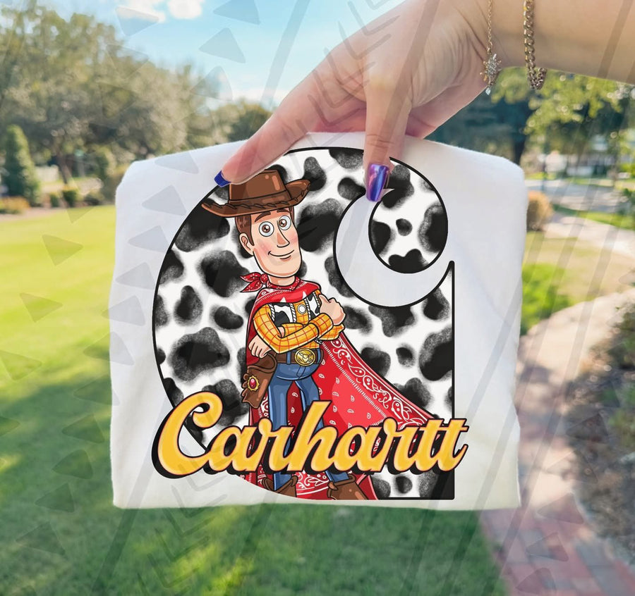 Sheriff Cowboy Doll Inspired Tee, Space Adventure Cartoon Style Shirt, Vintage Gildan Graphic Tee - Pretty Petty Co