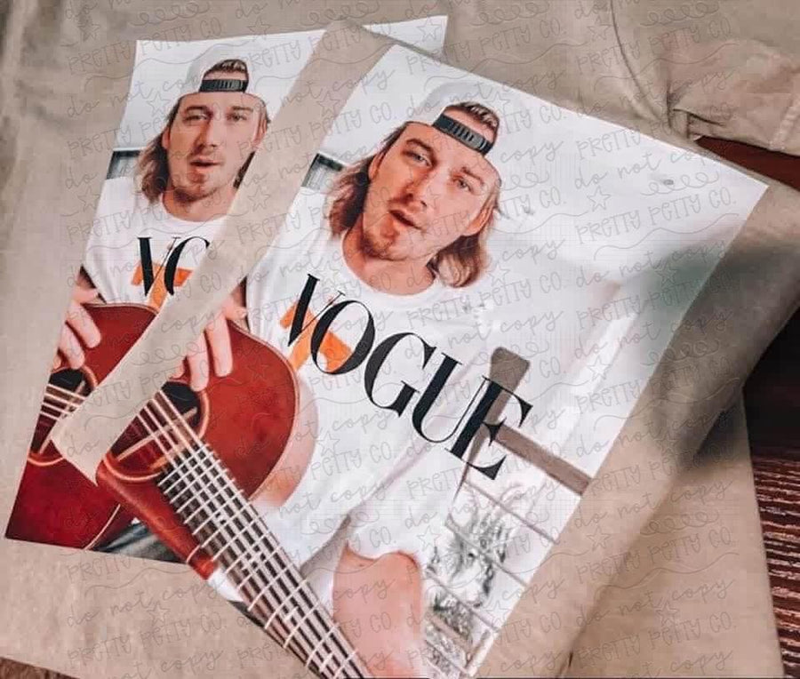 Modern Country Vogue Style Graphic Tee | Vintage Trendy Cowboy Music Shirt | Country Star Inspired Unisex T-Shirt - Pretty Petty Co