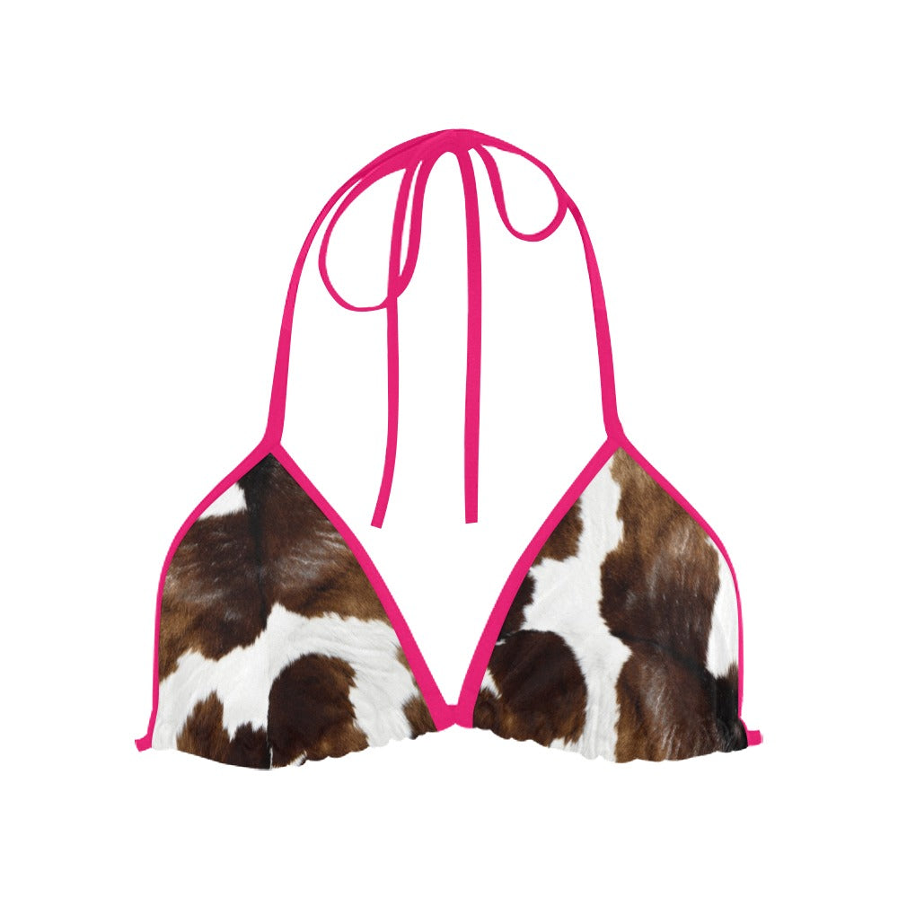 Cow Print Bikini Tops/Bottoms Sold Separately - Pretty Petty Co