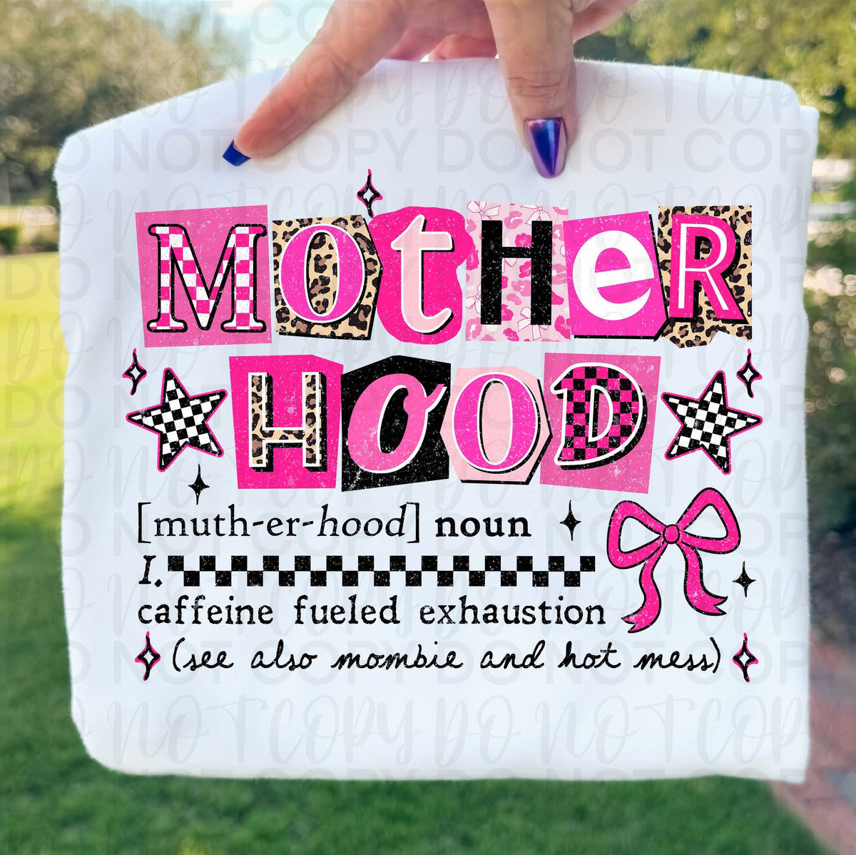 Motherhood Shirt | Trendy Mama Graphic Tee | Comfort Colors Tee - Pretty Petty Co