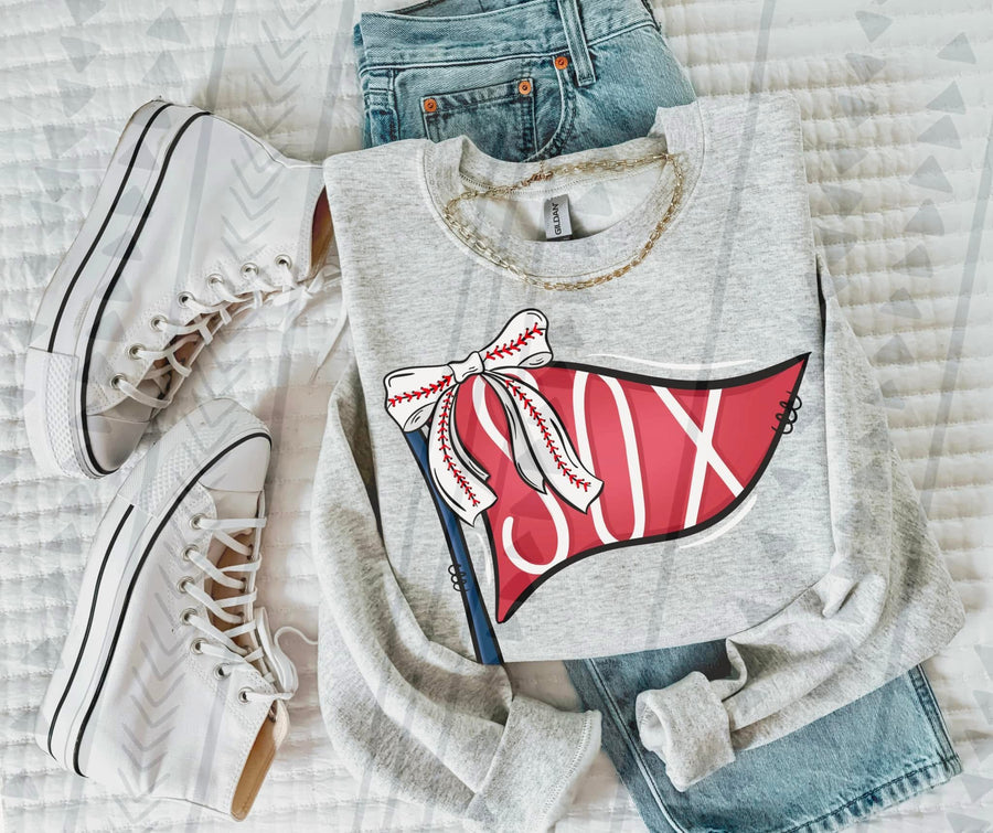 Baseball Team Pennant Flag Graphic Tee | Retro Game Day Shirt | Ballpark Aesthetic - Pretty Petty Co