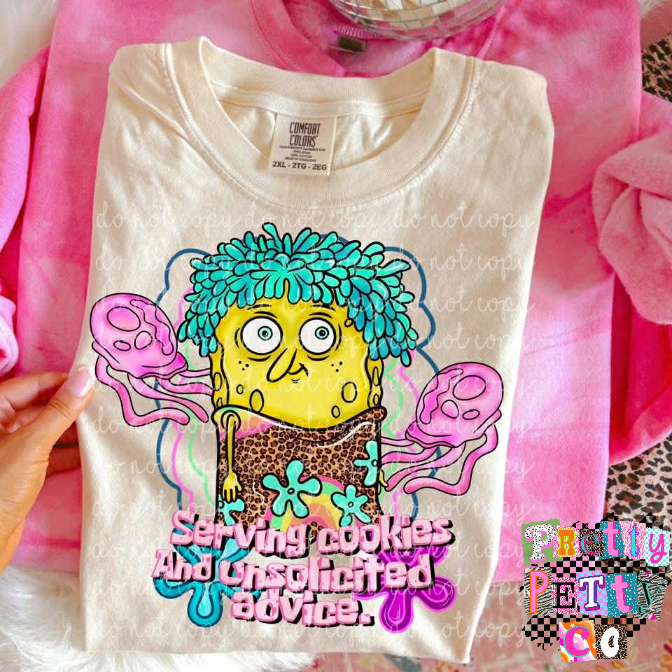 SpongeBob Cartoon Graphic Tee, Funny Grandma Shirt, Youth and Adult Sizing, DTF Printed ✅ - Pretty Petty Co