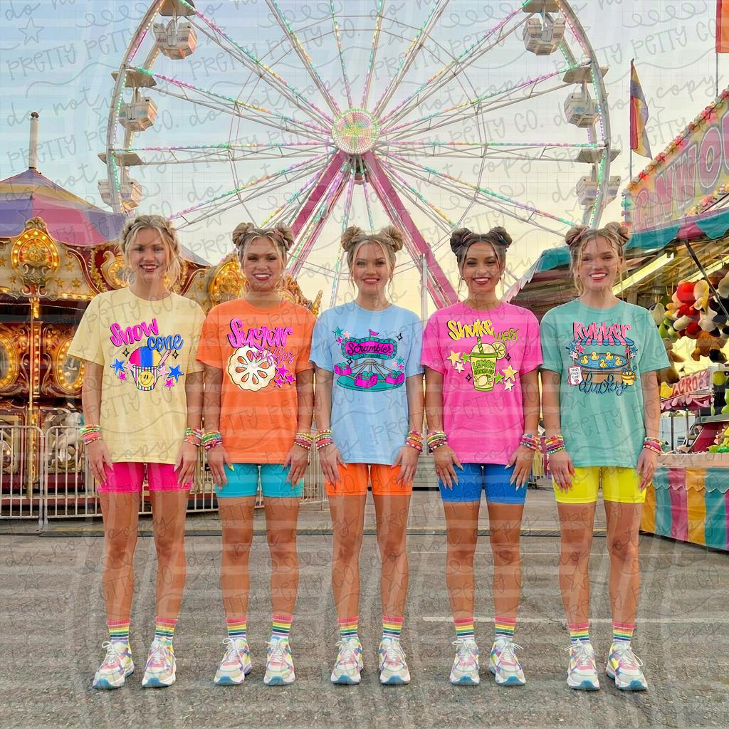 Let’s Go To The Carnival | Colorful Comfort Colors Carnival Graphic Tees - Pretty Petty Co
