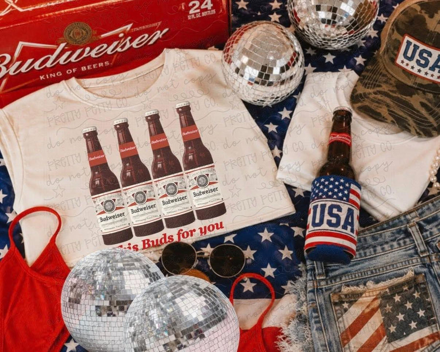 Vintage Budweiser Comfort Colors Shirt | Retro Beer Graphic Tee | Funny Summer Lake Party T-Shirt - Pretty Petty Co
