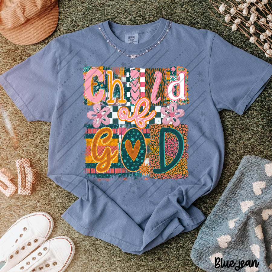 Child of God | Christian Faith Shirt | Religious Graphic Tee | Inspirational Bible Gift
