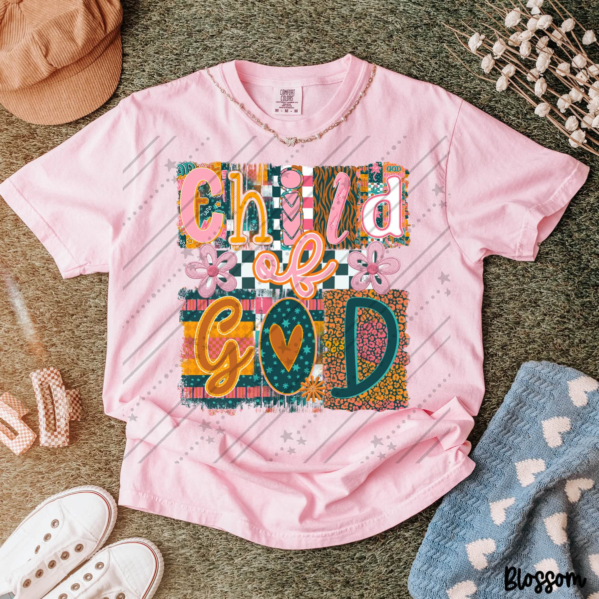 Child of God | Christian Faith Shirt | Religious Graphic Tee | Inspirational Bible Gift